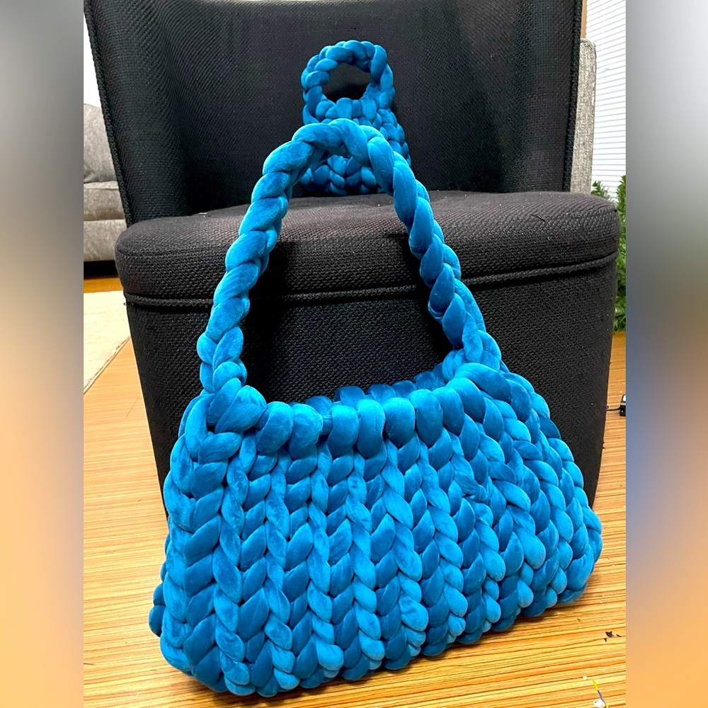 Chunky Yarn purse LARGE TOTE